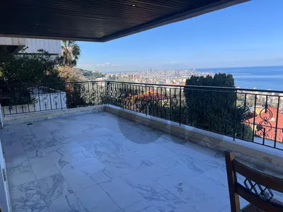 bsalim luxurious furnished apartment + 30m terrace, sea view #6499