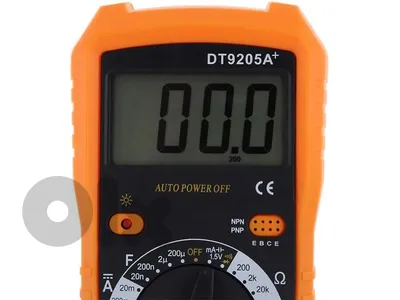 Digital Multimeter DT9205A+ - ROBOTECH JR