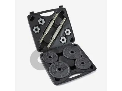 Dumbells adjustable pair 20 kg total