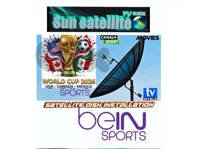 SUN-SAT US-FN737(SATELLITE) تركيب ساتلايت