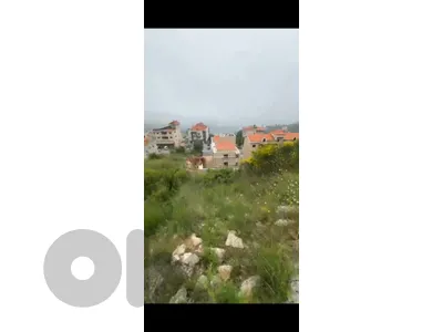 land for sale in bikfaya chouwaya ارض للبيع في بكفيا شويا