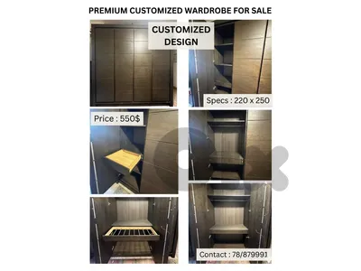 Luxury Large Wardrobe/Closet with Custom Organizers (220 x 250)