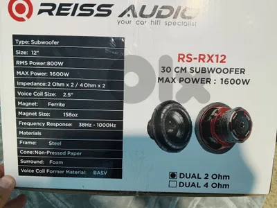 subofer reiss 800RMS black coil