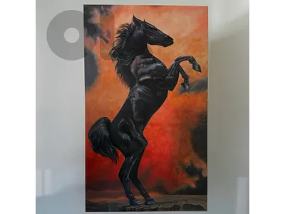 Original Horse Painting، لوحة حصان