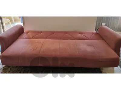 2 Sofa Beds with Storage + 2 Armchairs
