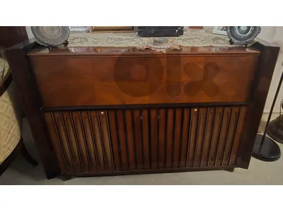 Phillips vintage radio, LP player and recorder