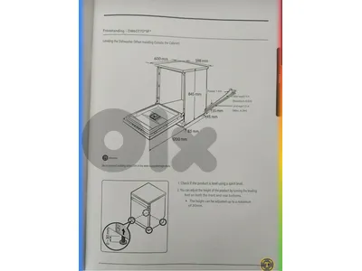 Samsung dishwasher freestanding type