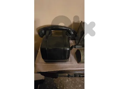 Vintage manual telephone