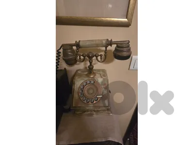 Marble vintage telephone