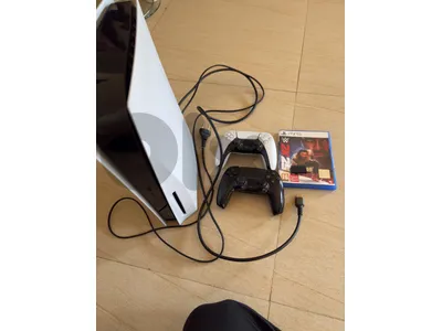 PS5+headset+2 controllers