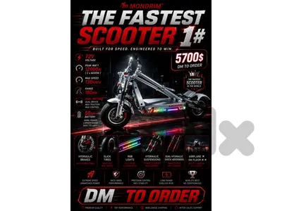 MONORIM ELECTRIC SCOOTER THE FASTEST SCOOTER IN WHOLE WORLD 🌍