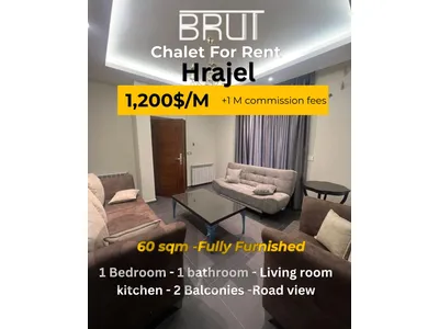 60 sqm Chalets for rent in Hrajel