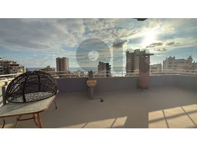 L21407 - Penthouse with Sea View For Sale in Manara, Ras Beirut