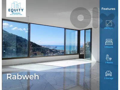 150 SQM Apartment With 96 Terrace For Sale In Rabweh #RH44115