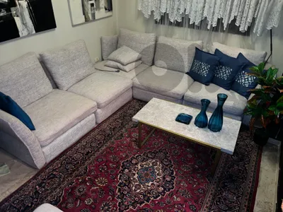 corner sofa like new from homecity