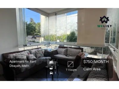 115sqm Apartment for rent in Dbayeh, Metn
