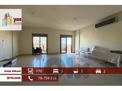 Zouk Mikael 175m2 | New | Calm Area | Prime Location | EH/RH