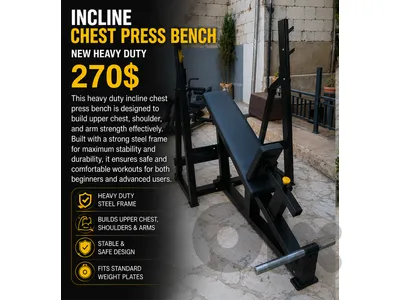 Incline chest press bench new heavy duty