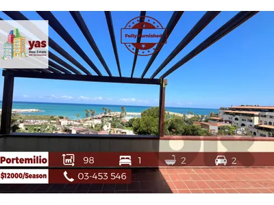 Kaslik / Portemilio 98m2 | Furnished Chalet | Sea View | Rent | OH |