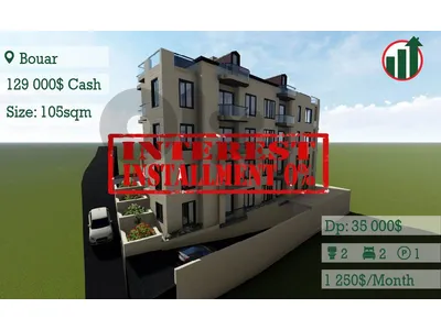 Brand New Apartment for Sale in Bouar with Open Sea View !!
