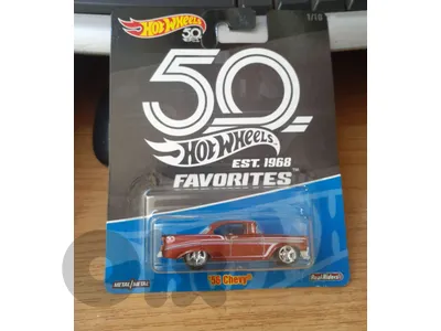 Hot Wheels ''56 Chevy diecast car model 1;64