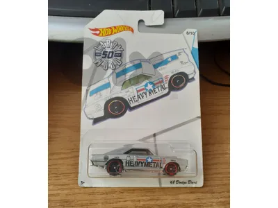 Hot Wheels '68 Dodge Dart (Larry Wood) diecast car model 1;64