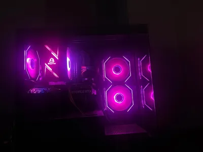 full gaming setup(pc, monitor, mouse, keyboard, headset, chair)