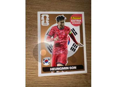 Heung min son gold extra sticker
