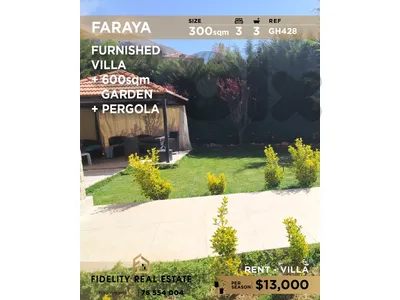 Villa for rent in Faraya GH428 فيلا للإيجار في فاريا