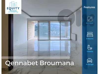 233 SQM Apartment For Sale In Qennabet Broummana شقة للبيع #RH44554