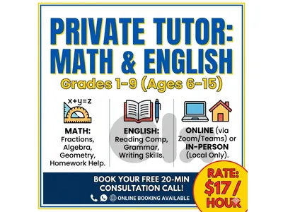 Math and English Tutoring