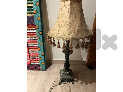 lampe de table noire vintage