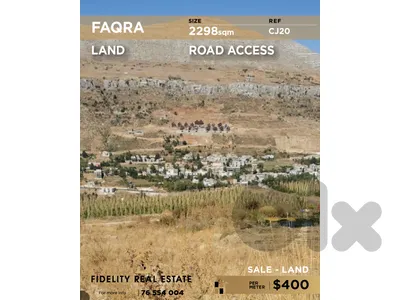 Land for sale in Faqra CJ20 أرض  للبيع في فقرا