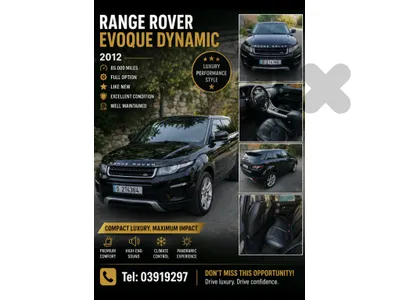Rang Rover Evoque Daynamic 2012