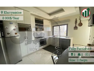 Furnished Apartment For Rent In Kfaryassine!!
