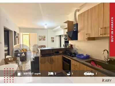 99m2 Furnished Chalet + 107m2 Terraces for Sale in Faraya