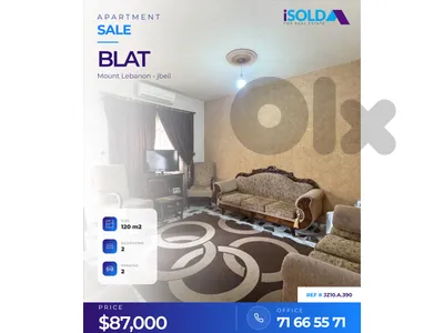 Furnished 120 m2 apartment-open view 4sale Blat-JZ10.A.390