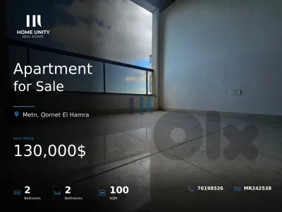 brand new apartment for sale in Qornet El Hamra, Metn