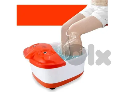Foot Spa Massager – Heated Soak w/ Infrared Rollers & Bubbles