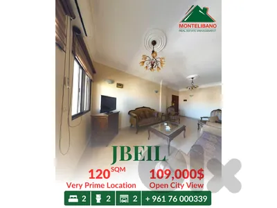 120 sqm Apartment For Sale in Jbeil جبيل