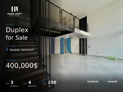 brand new duplex for sale in hazmieh - mar takla