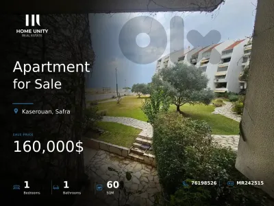 fully furnished chalet for sale in kaserouan - safra ,  open sea view