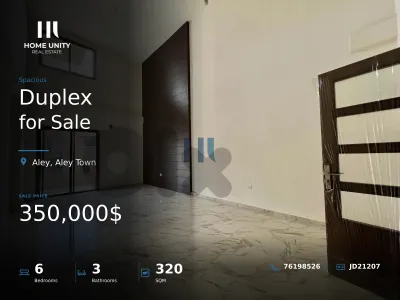 brand new duplex for sale located in aley town