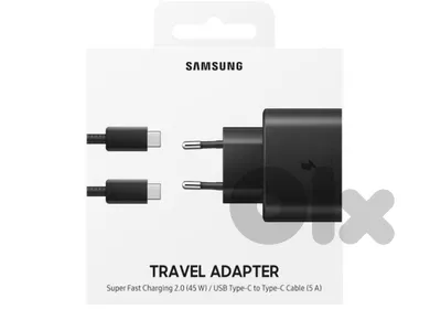 Samsung 45W Power Adapter. Includes USB Type-C Cable