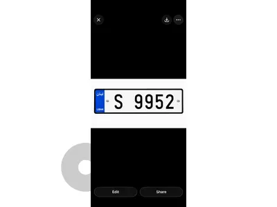 Car plate for sale