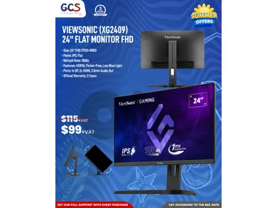 ViewSonic (XG2409) 24" Flat Monitor FHD