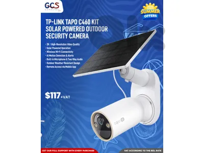 TP-Link Tapo C460 Kit Solar Powered Outdoor Security Camera