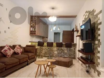 Furnished Apartment in Zakrit, Metn with a Breathtaking Mountain View.