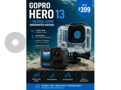 GoPro Hero 13 + Underwater Cover