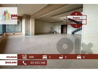 Kfarhbab 300m2 | 45m2 Terrace | Duplex | Open View | Spacious | EH Kfarhbab 300m2 | 45m2 Terrace | Duplex | Open View | Spacious | EH